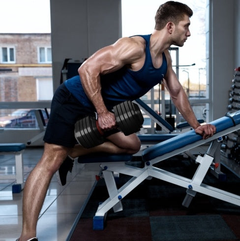 Adjustable Dumbbell Set 55LB – 5-in-1 Quick Weight Change, Home Gym Equipment