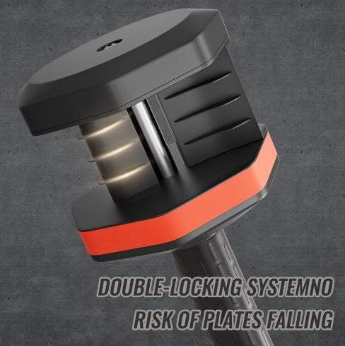 Adjustable Dumbbell Set 55LB – 5-in-1 Quick Weight Change, Home Gym Equipment